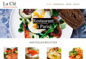 Créer un site pour restaurant