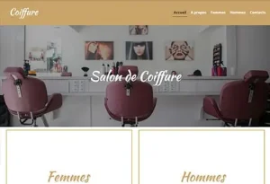 Créer un site de coiffure
